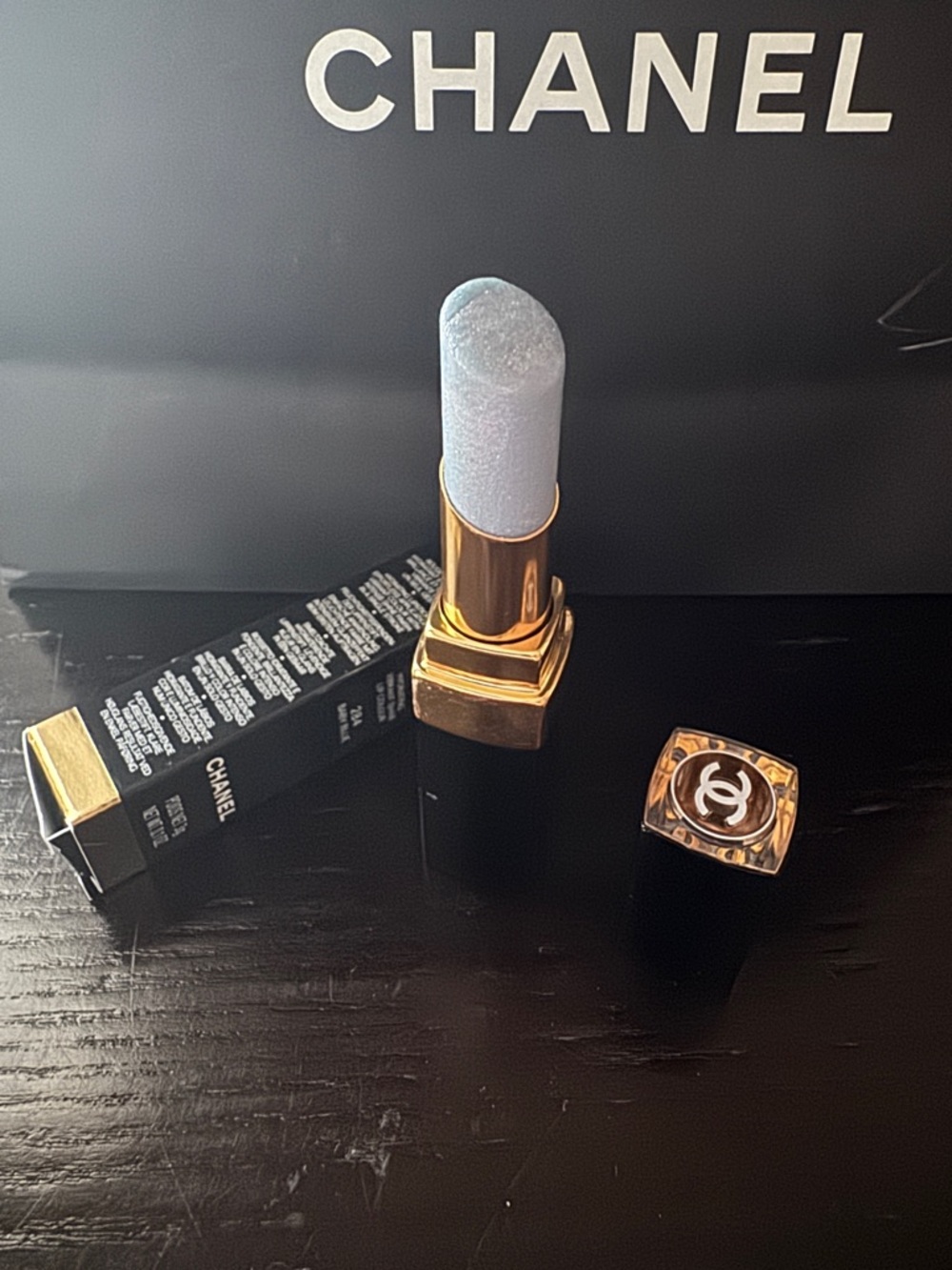 CHANEL Denim  Lipstick Baby Blue 284 Sold Out
